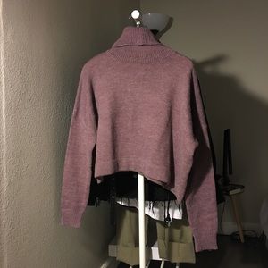 Beautiful Mauve Turtleneck Knit